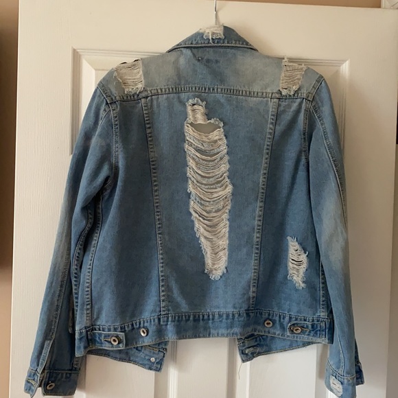 New Ripped Jean Jacket!! - Picture 2 of 4